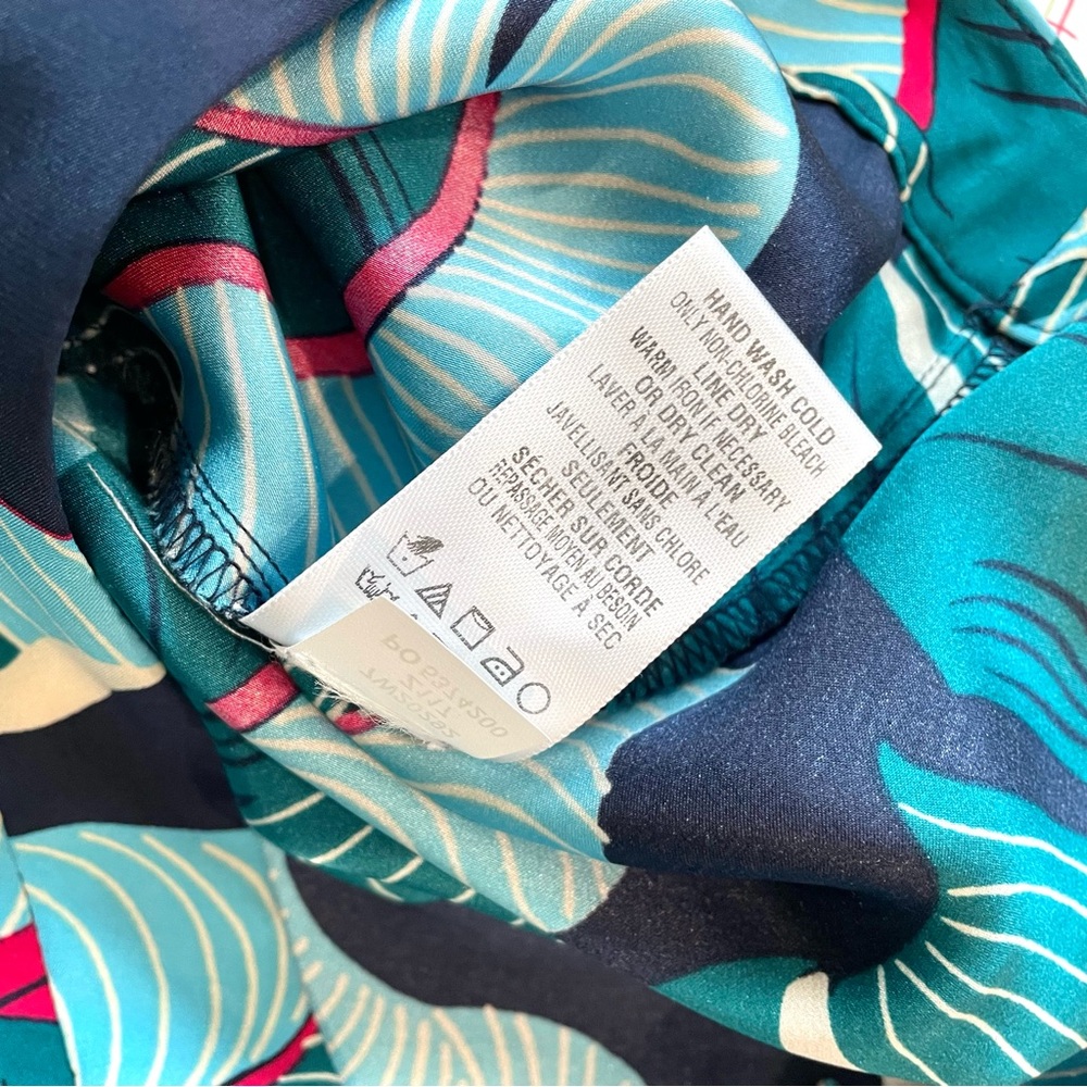 Lucky Brand by Dale Hope Silk Tropical Leaf Pants - Picture 11 of 11